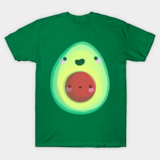 Super Cute Avocado - Kawaii Avocado T-Shirt